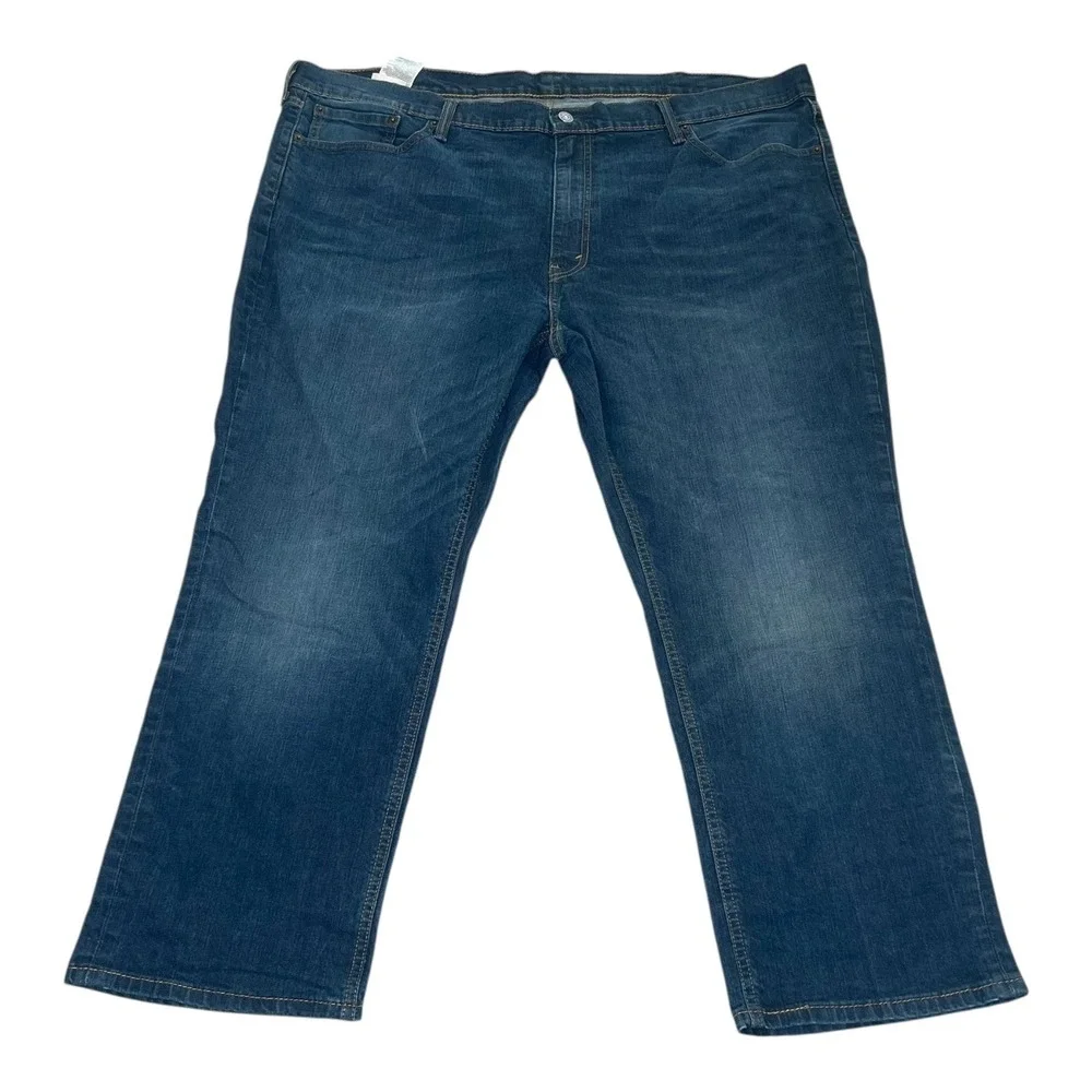 Levi Strauss 541 Athletic Taper Mens Blue Denim Jeans‎ 46x30 Inseam 28